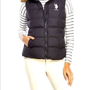U.S. POLO ASSN. Black Puffer Vest